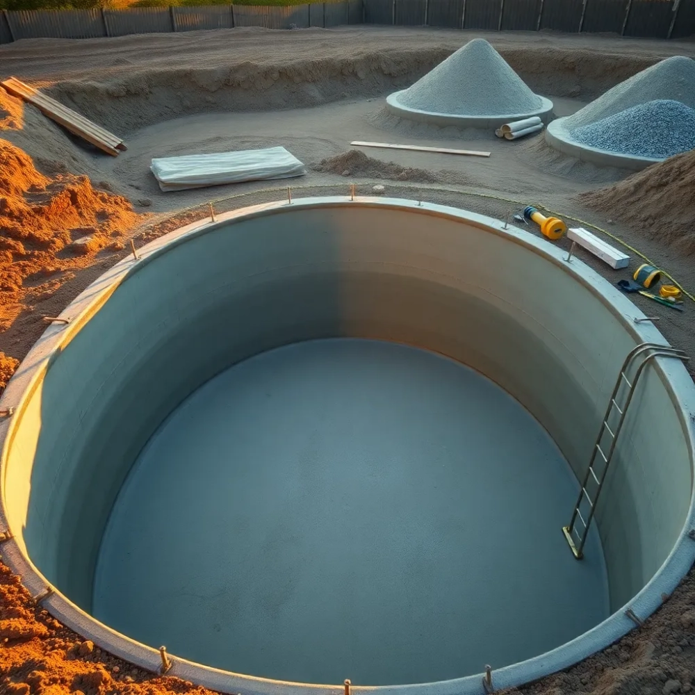 Koszt budowy basenu murowanego