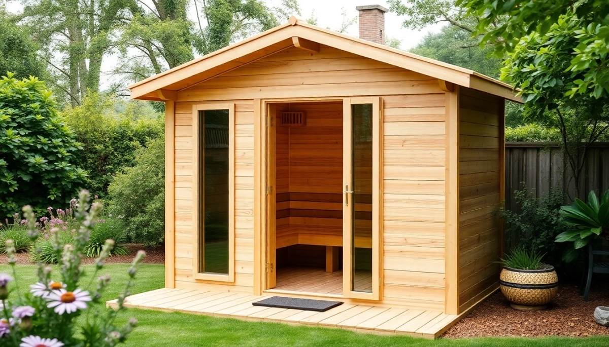 Koszt sauny ogrodowej
