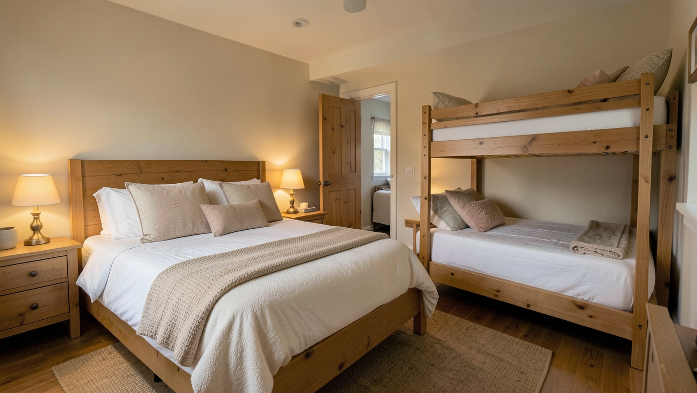 Łóżka Bungalow 1 fila dla rodziny