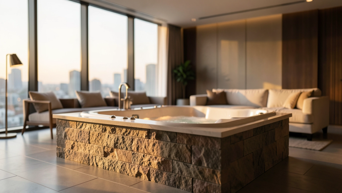 luksusowy apartament z jacuzzi