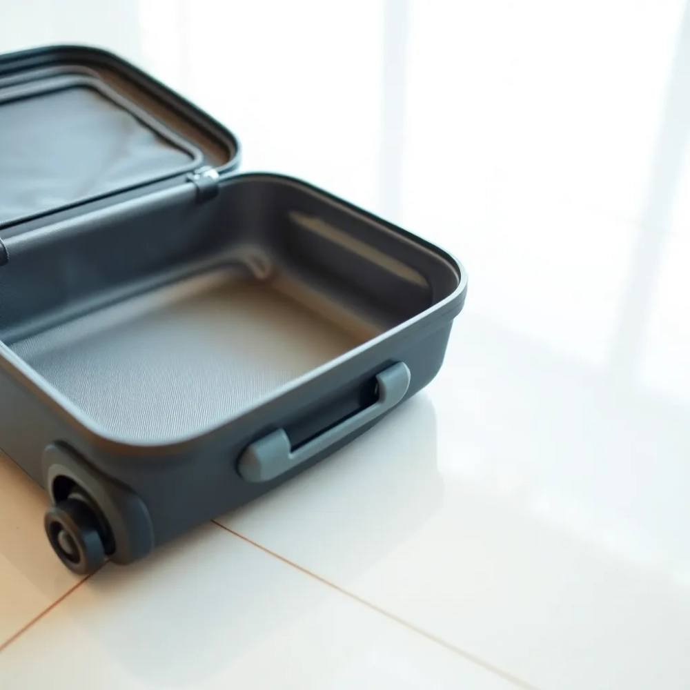 Mała walizka na kółkach OCHNIK