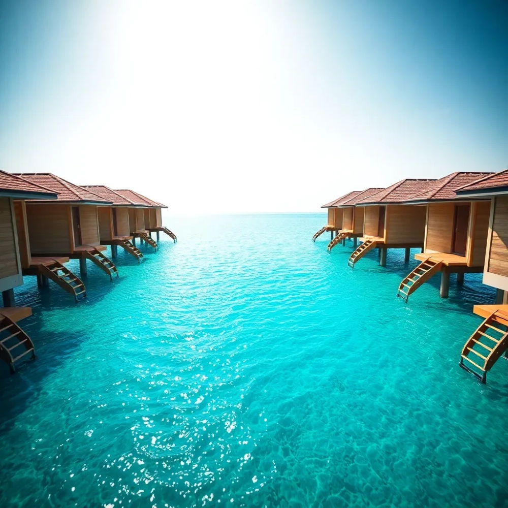 Malediwy hotel na wodzie