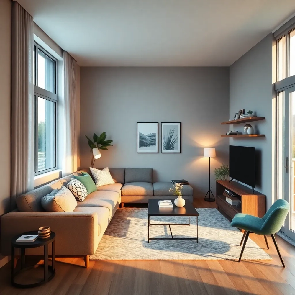 mały pokój dzienny aranżacje