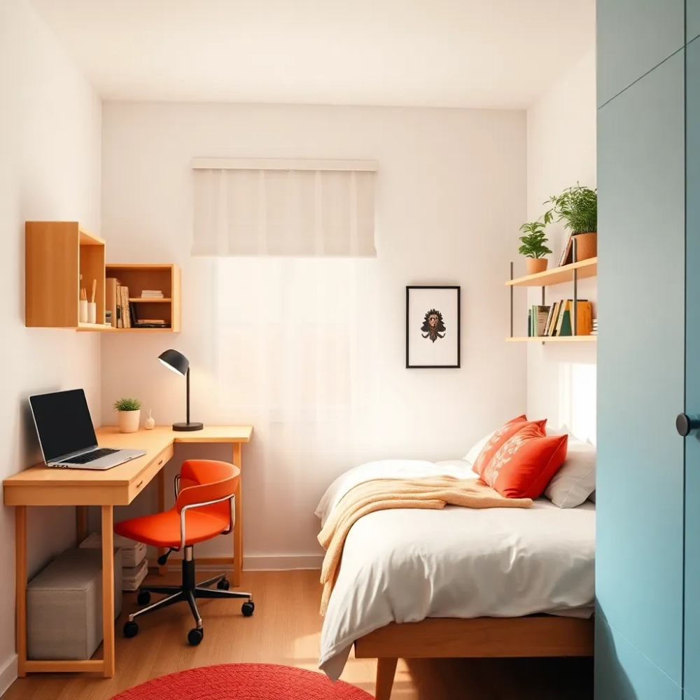 Mały pokój nastolatka inspiracje