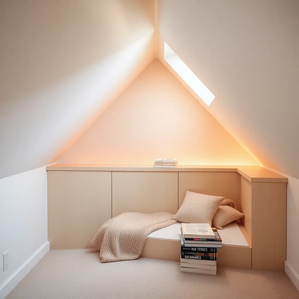 Mały pokój ze skosem aranżacje