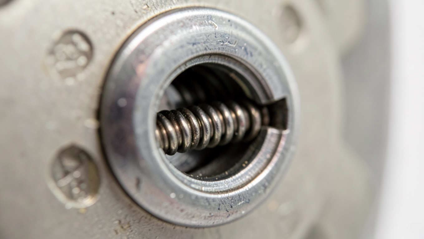 Mechanizm blokujący w zamku drzwiowym