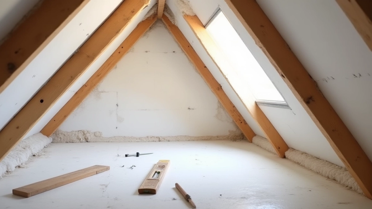 montaż płyt gk na poddaszu