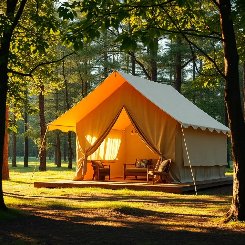 Najlepsze hotele na kempingowy luksus