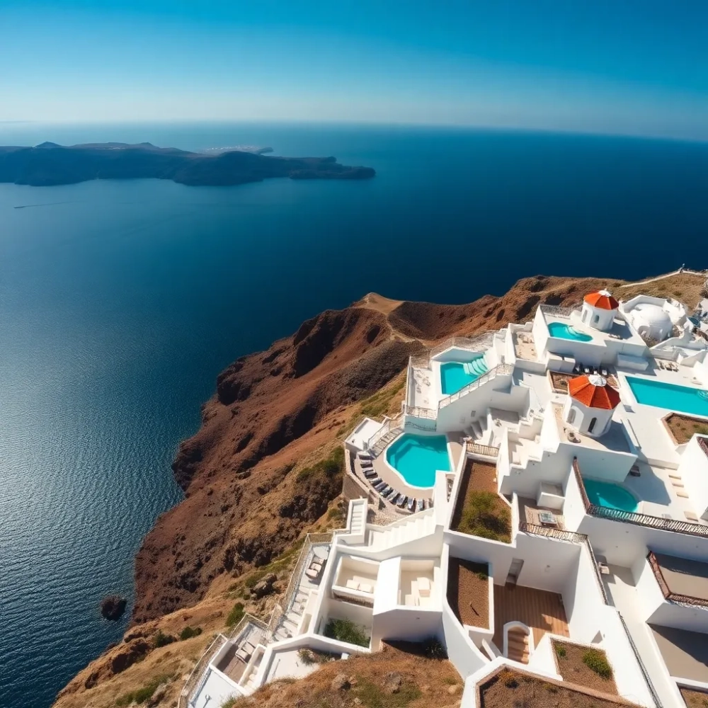 Najlepsze hotele na Santorini