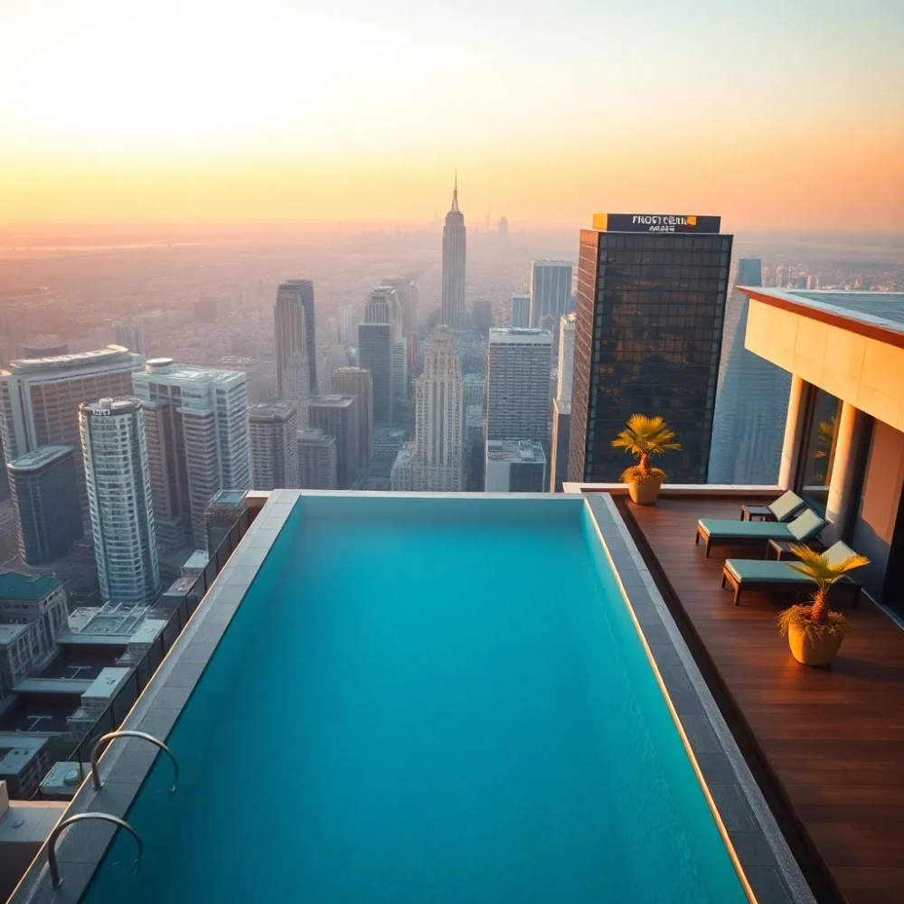 Najlepsze hotele z basenem na dachu