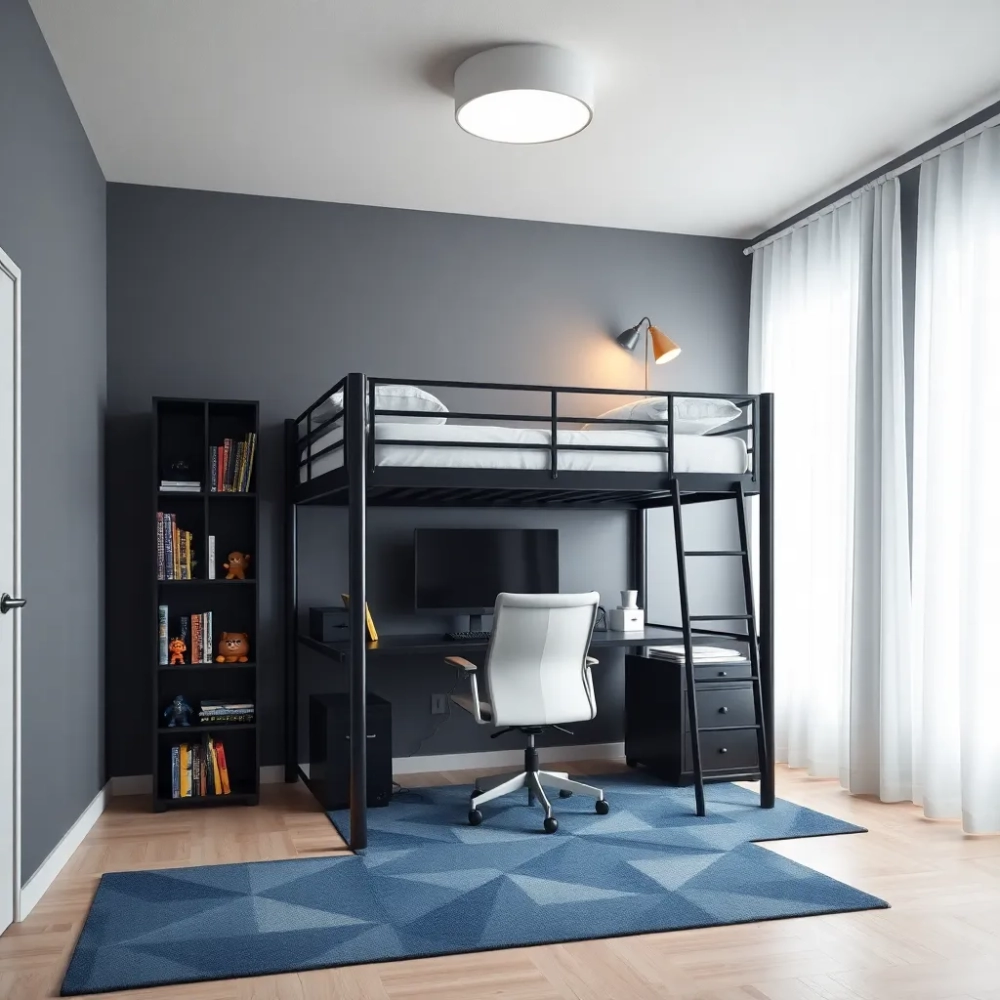 Nowoczesny pokój dla chłopca