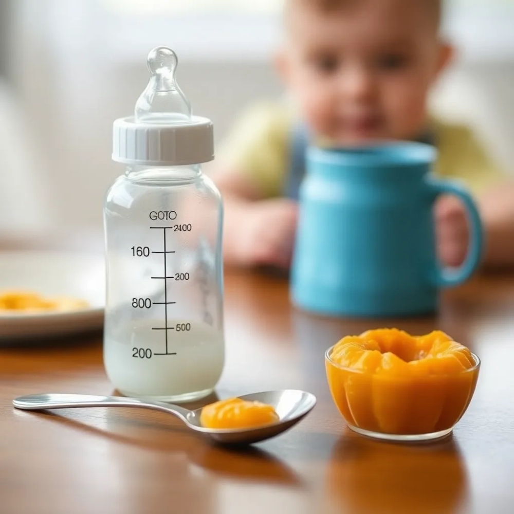 Od kiedy rozszerzać dietę niemowlaka karmionego mlekiem modyfikowanym