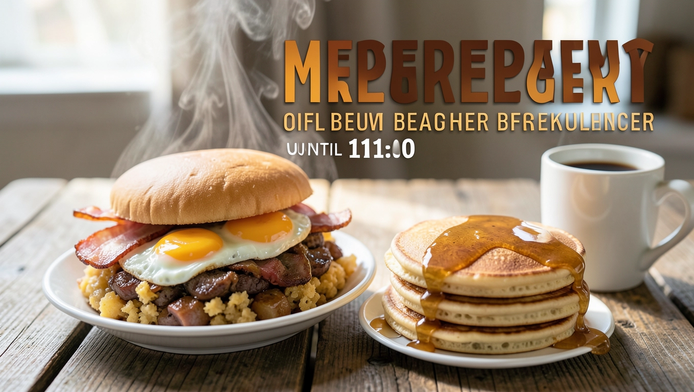 Oferta śniadaniowa w weekendy do 11:00