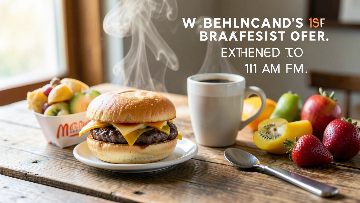 Oferta śniadaniowa w weekendy McDonalds