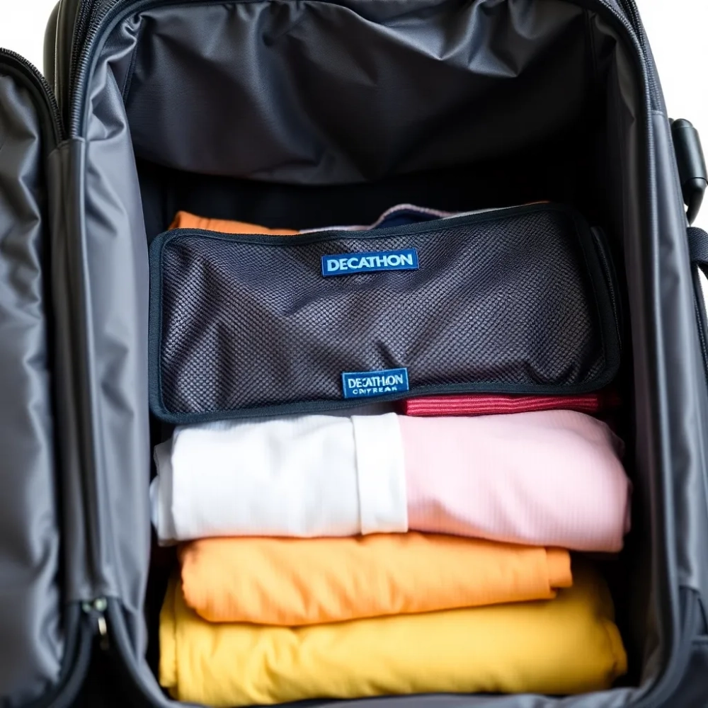 Organizer do walizki Decathlon