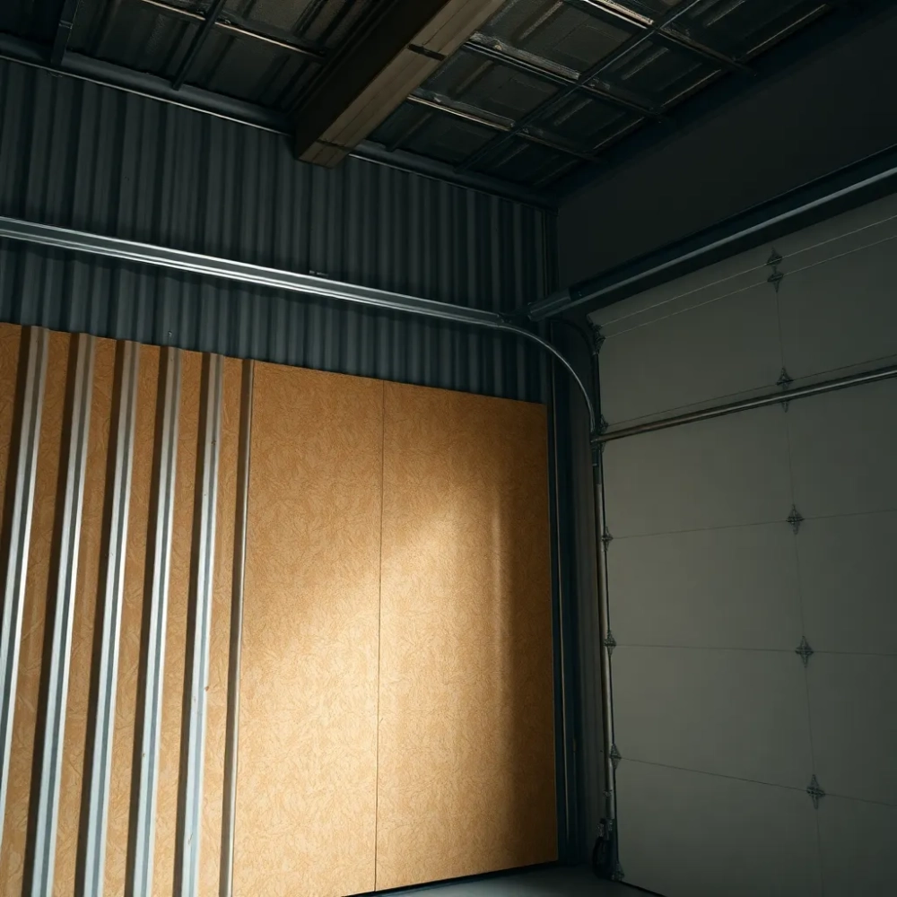 Płytą OSB w garażu blaszanym