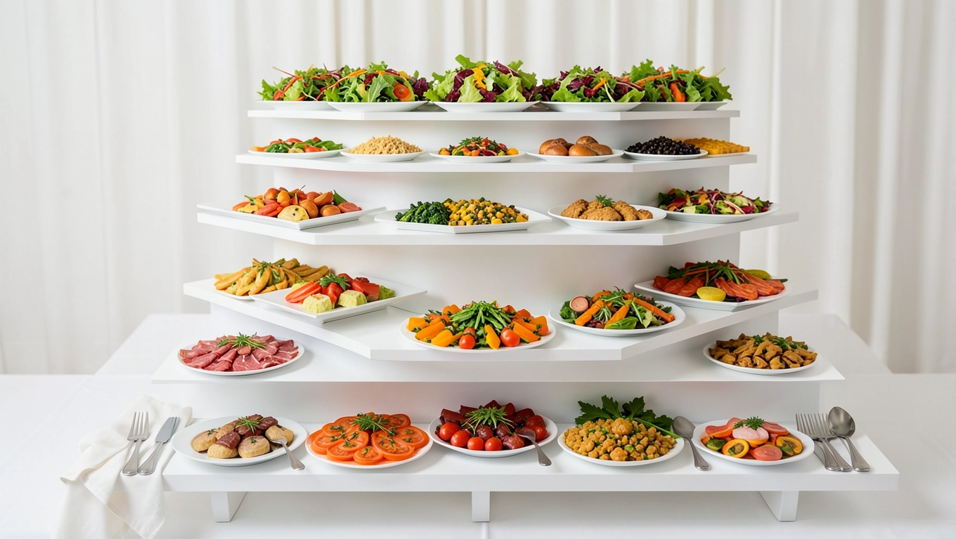 Podesty bufetowe na wesela i bankiety