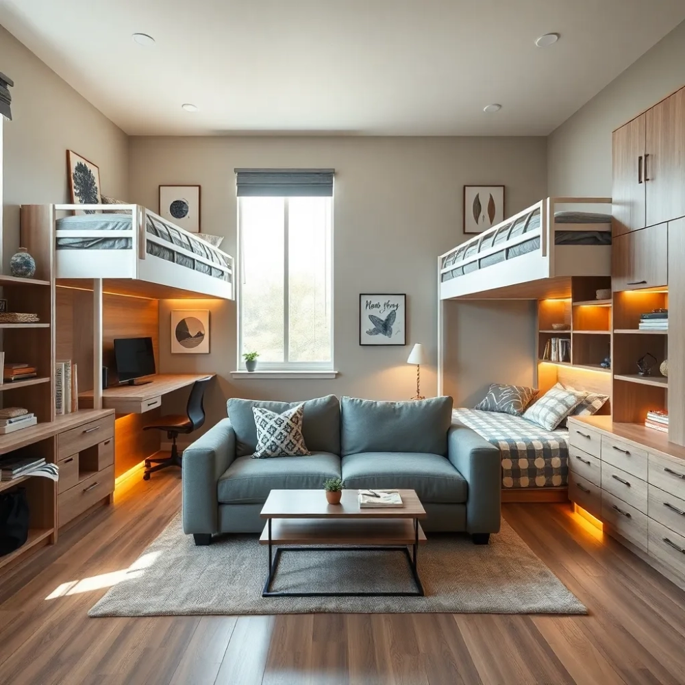 Pokój dla 2 nastolatków aranżacje