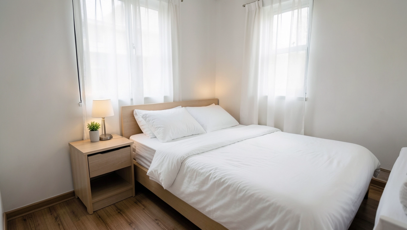 Pokój dwuosobowy w hostelu