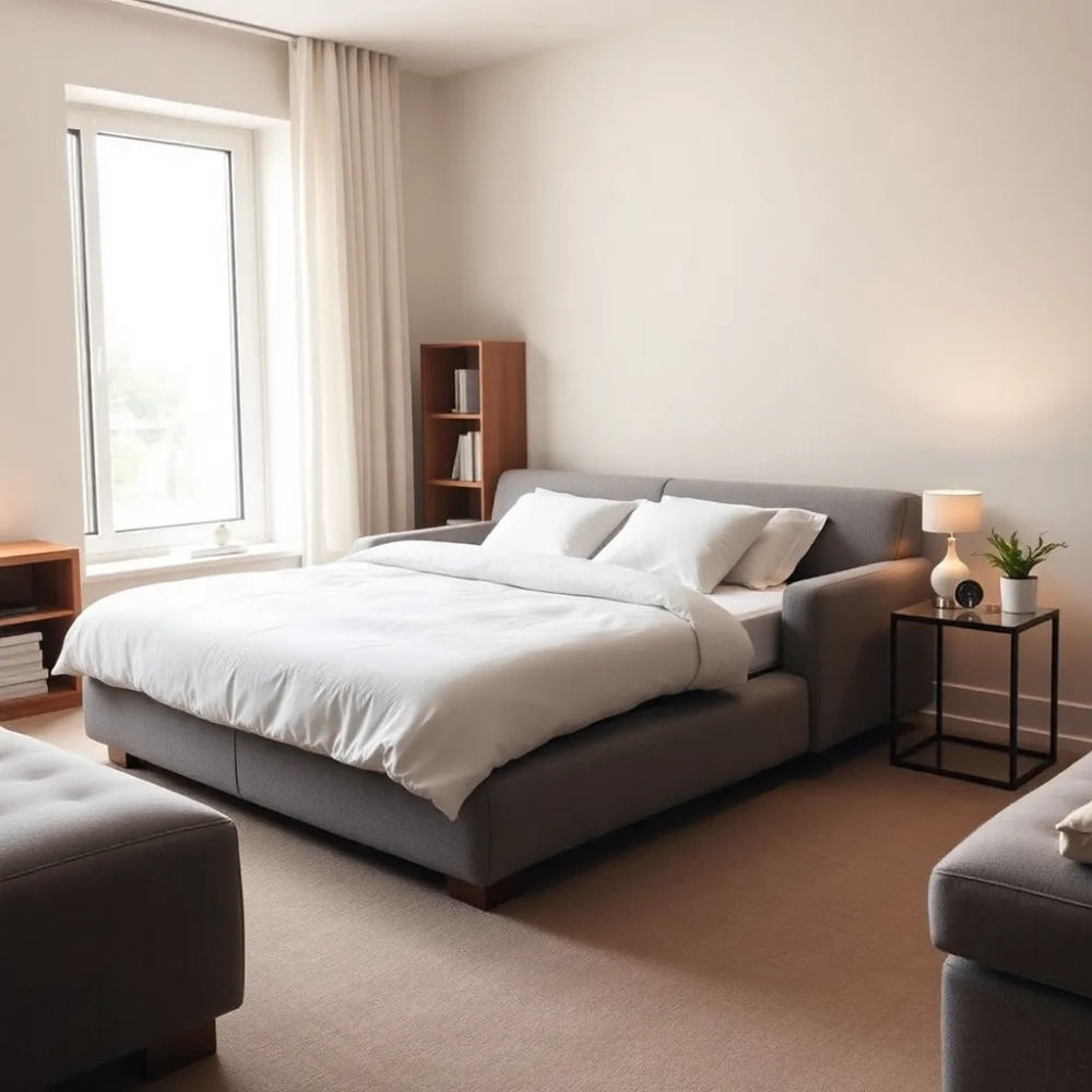 Pokój dzienny z funkcją spania