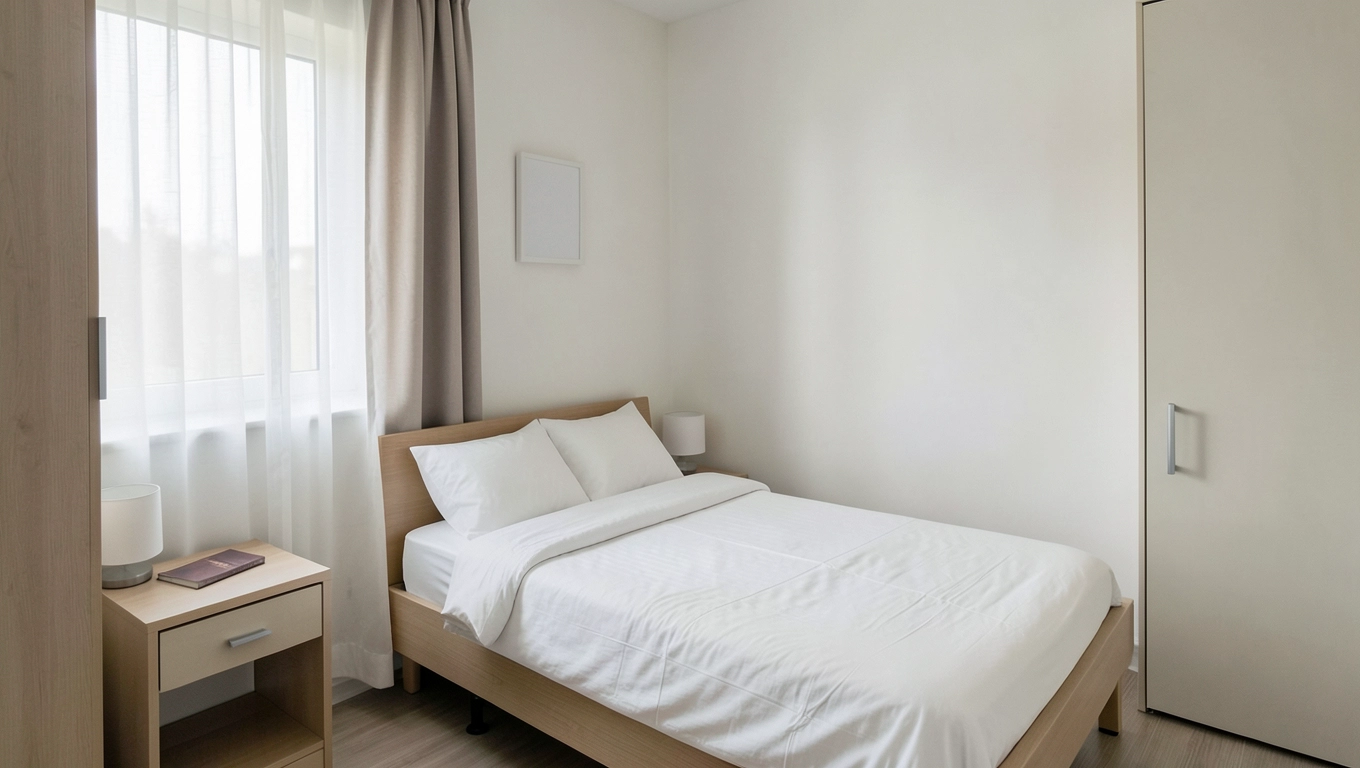 Pokój jednoosobowy w hostelu