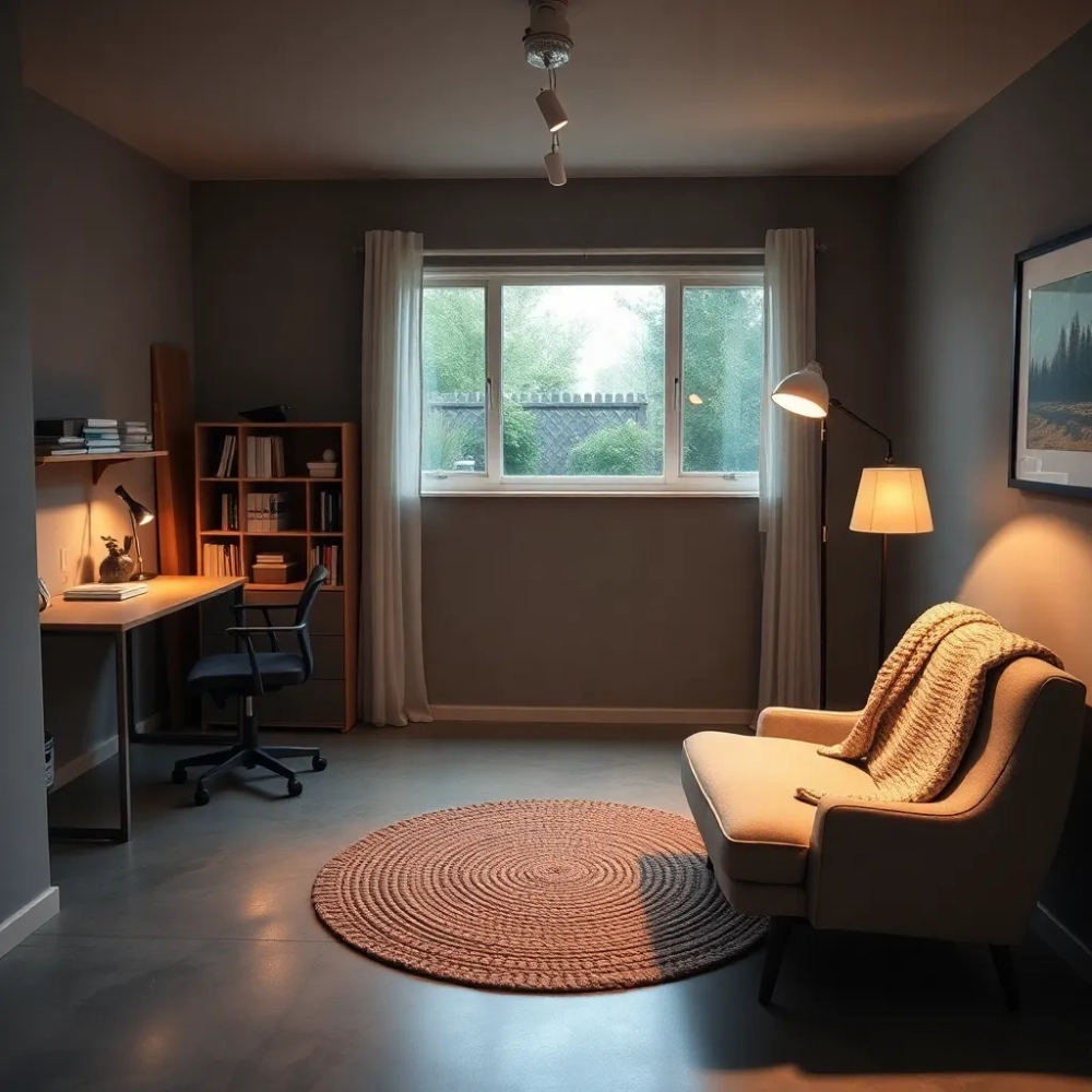 Pokój z garażu w domu