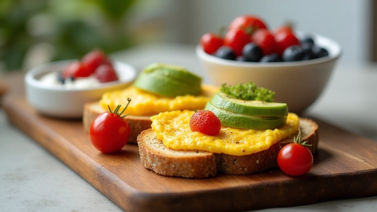 pomysł na szybkie śniadanie