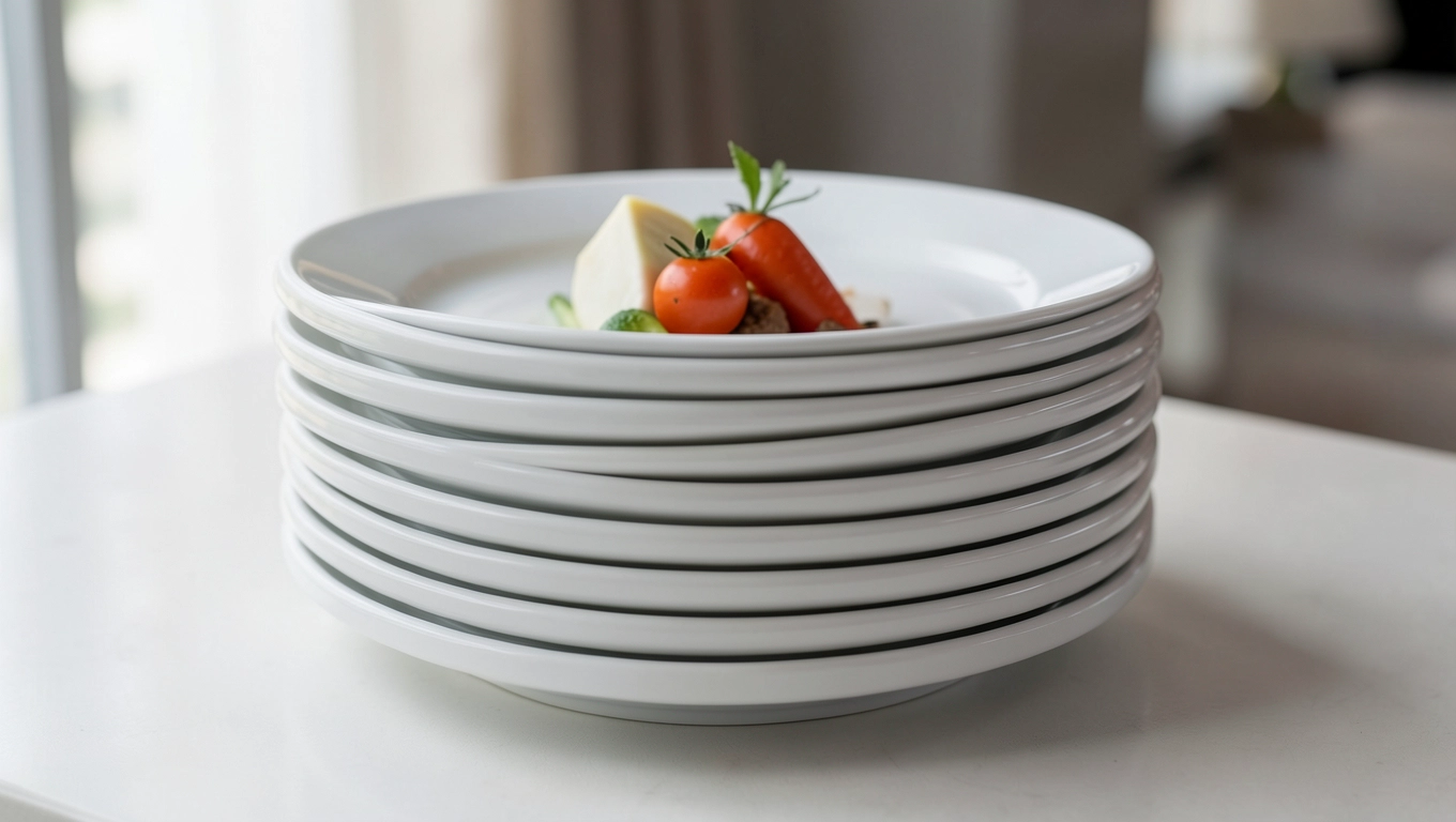 Porcelanowe naczynia bufetowe