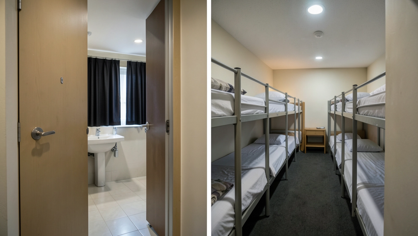 Prywatność w hotelach vs hostelach