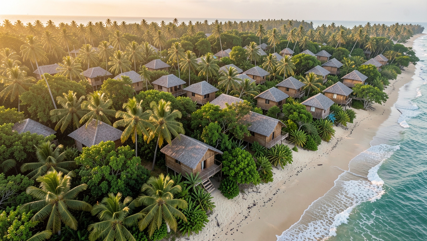 Prywatność w kameralnych bungalowach