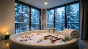 apartament dla par z jacuzzi