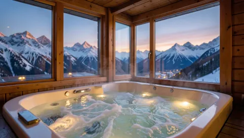 apartament z jacuzzi na wyłączność w górach