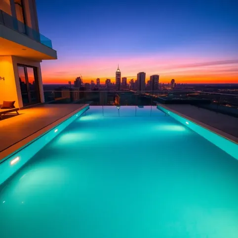 Apartament z prywatnym basenem Warszawa