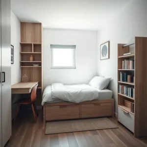Bardzo mały pokój młodzieżowy
