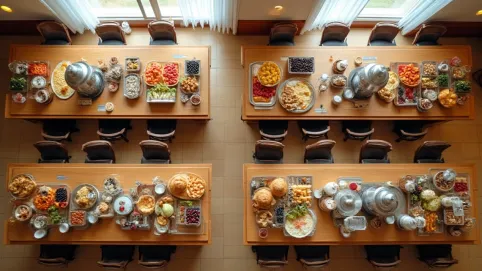 bufet śniadaniowy schemat