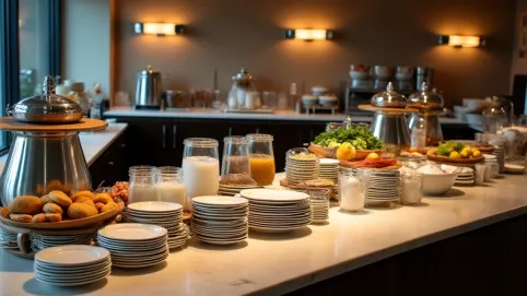 bufet śniadaniowy wyposażenie