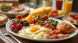 bufet szwedzki śniadaniowy