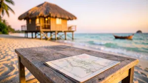 bungalow beach resort map