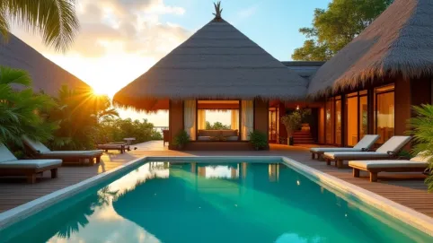 Bungalow z prywatnym basenem