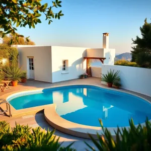 Bungalow z prywatnym basenem Grecja