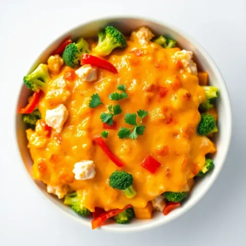 Dietetyczna zapiekanka z kurczakiem