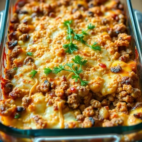 Dietetyczna zapiekanka z mięsem mielonym