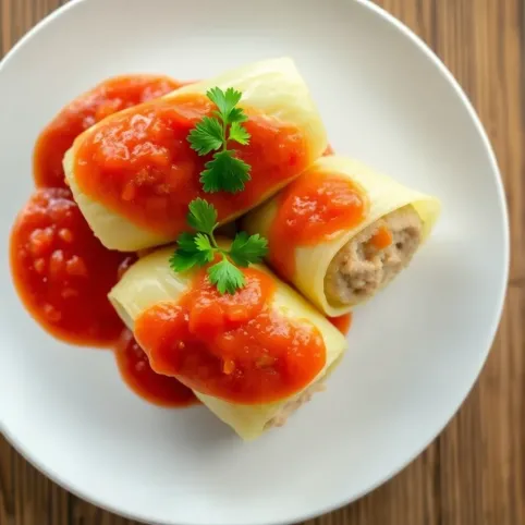 Dietetyczne gołąbki z indyka