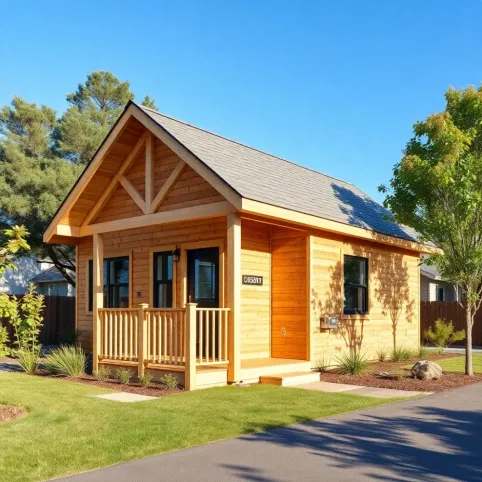 Domek z płyty OSB projekt