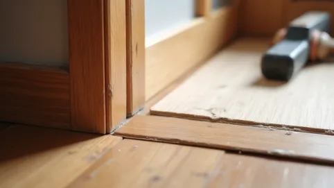 Dylatacja paneli w drzwiach