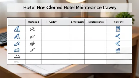 Harmonogram Sprzątania Hotelu