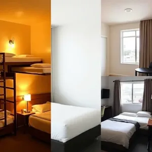 Hostel a hotel a motel