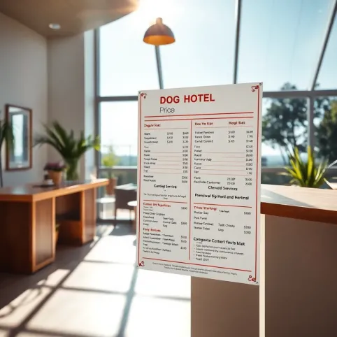 Hotel dla psów cennik