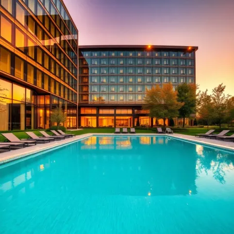 Hotel pod Łodzią z basenem