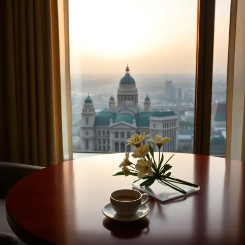 Hotel w Warszawie z widokiem na miasto